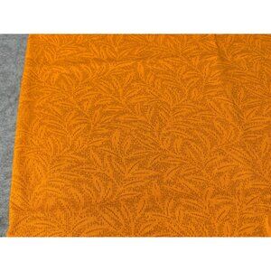 Orange Patterned Cotton Fabric 18" x 22" Pre-Cut Sewing Craft Projects